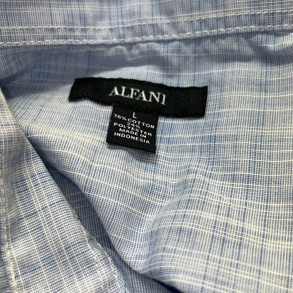 Alfani Short Sleeve Mens Button Down Shirt - Picture 5 of 6